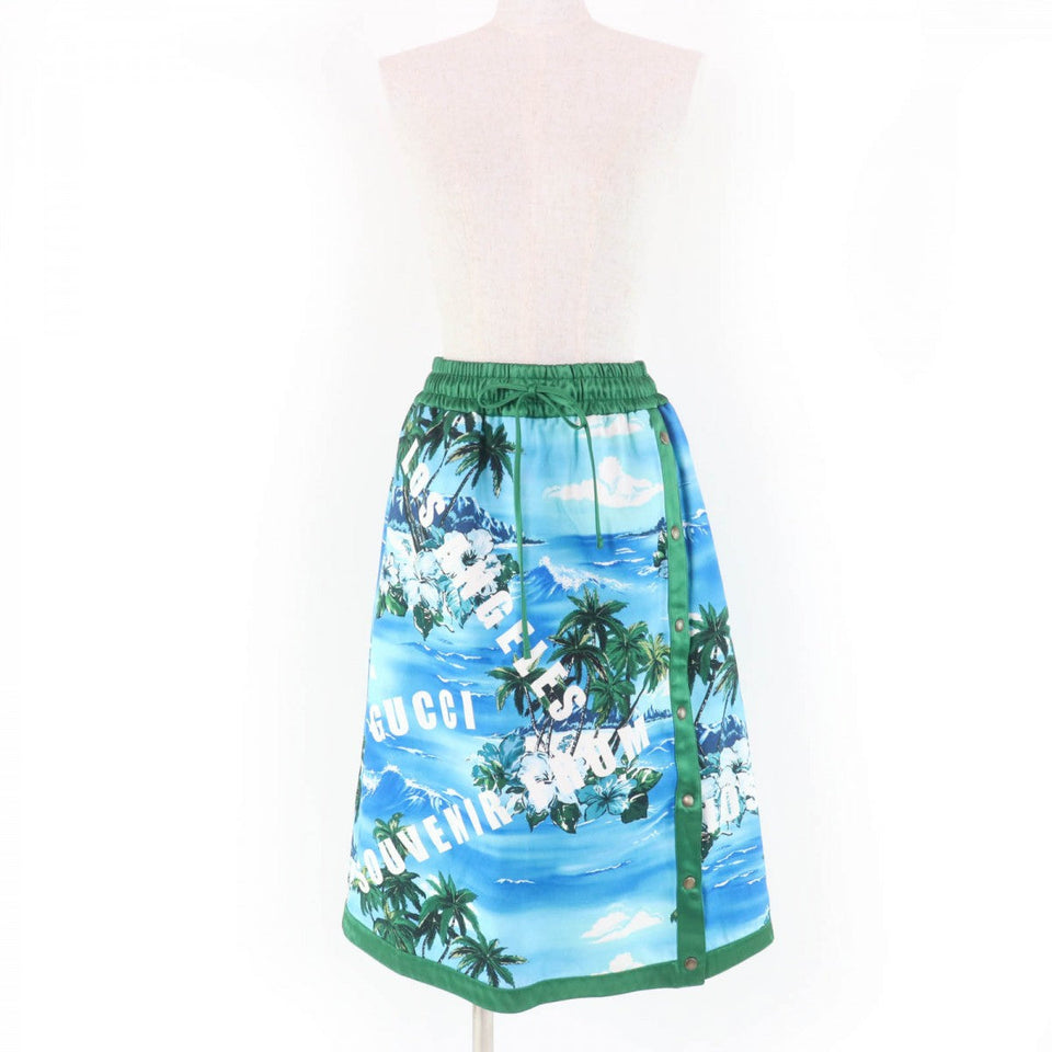 Gucci skirt 693162 Main: 100% cotton, Part: 100% acetate multicolor Women M