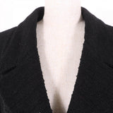 Gucci Jacket 643287 Main: 85% wool, Main: 15% nylon, Part: 80% polyester, Part: 20% polyester, Lining: 100% rayon black Women 40