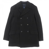 Burberry LONDON Double chester coat Outer: 100% wool, Lining: rayon Dark brown mens 50