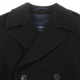 Burberry LONDON Double chester coat Outer: 100% wool, Lining: rayon Dark brown mens 50