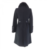 Burberry BLUE LABEL coat FNF10-772-09 Main: 60% wool, Main: 40% angora, Part: 100% wool, Fur: Fox black Women 38