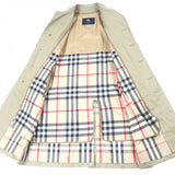 Burberry LONDON Stainless collar coat Main: 100% wool, Lining: cotton, Sleeve lining: polyester, Liner: 90% wool, Liner: 10% cashmere khaki mens 94-175-6