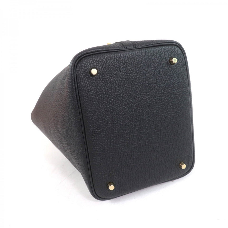 Hermes Handbag Main FTaurillon Clemence black Picotan Lock MM Women