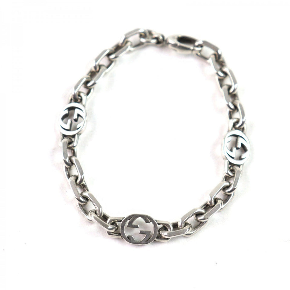 Gucci bracelet 620798 Mainï¿½FAG925 Silver mens 17