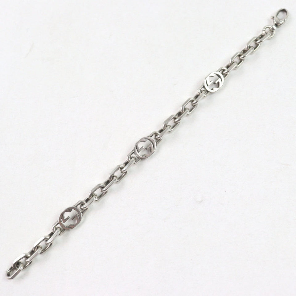 Gucci bracelet 620798 Mainï¿½FAG925 Silver mens 17