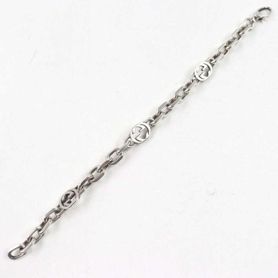 Gucci bracelet 620798 Mainï¿½FAG925 Silver mens 17