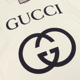Gucci Short sleeve T-shirt 493117 Main: 100% cotton Ivory black mens XS