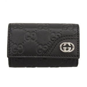 Gucci Key case Key holder 181680 leather black
