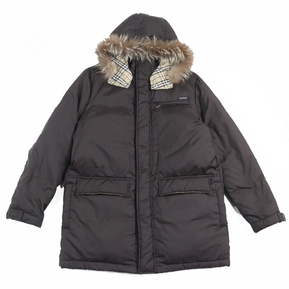 Burberry BLACK LABEL down coat BMP03-900 polyester Brown L