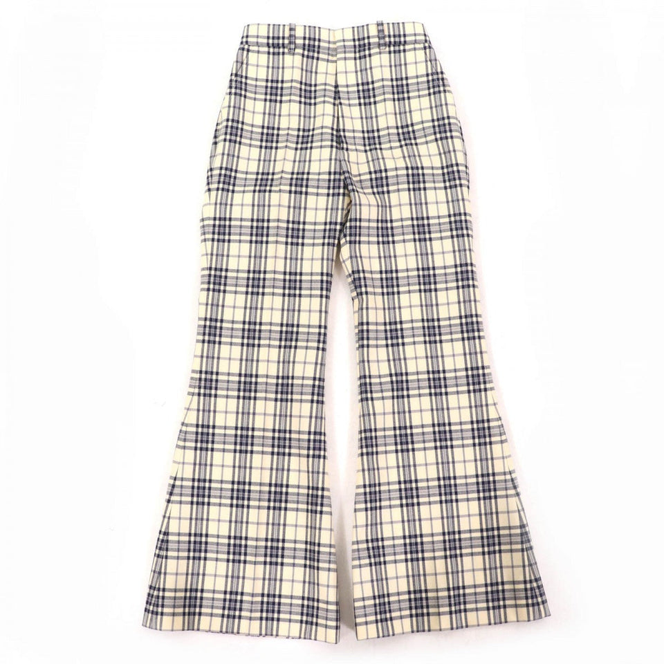 Gucci Pants 611284 wool Ivory black 36