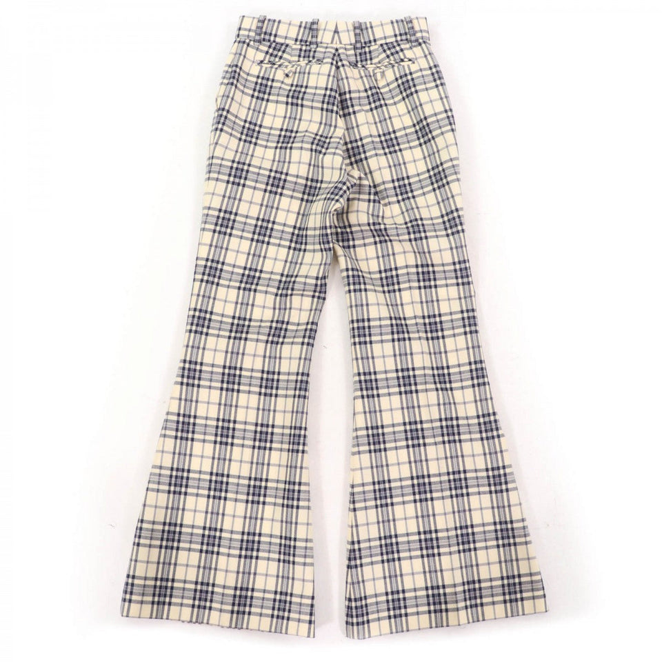 Gucci Pants 611284 wool Ivory black 36