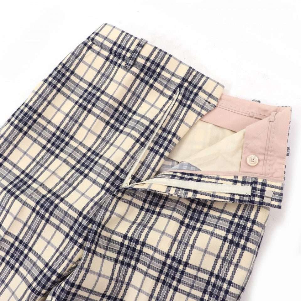 Gucci Pants 611284 wool Ivory black 36
