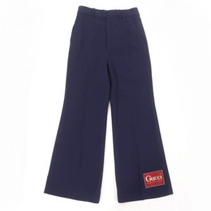 Gucci Wide pants 624955 Rayon Navy 36