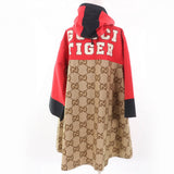 Gucci coat 682981 cotton Red brown TIGER 40
