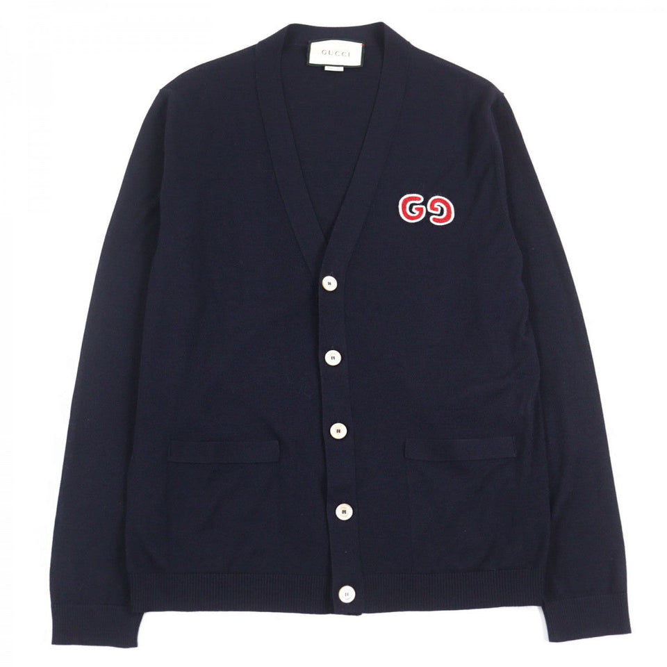 Gucci cardigan 576815 wool Navy S