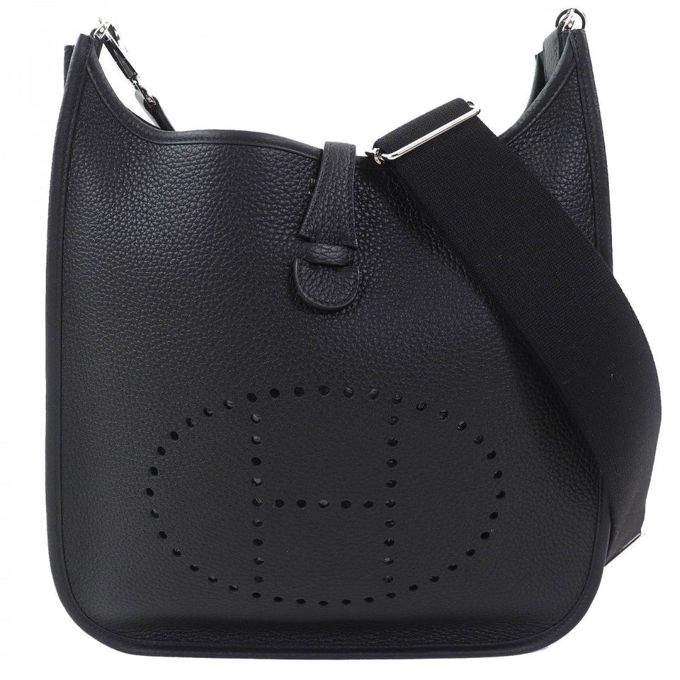Hermes Shoulder Bag Main FTaurillon Clemence black Evelyn 3PM 29 Women