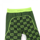 Gucci Pants 693103 Main: 95% nylon, 5% polyurethane green Women M