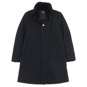 Burberry BLACK LABEL coat D1B93-206-09 Outer material: 75% wool, Outer material: 20% nylon, Outer material: 5% cashmere, Fur: rabbit, Part: cowhide black mens L