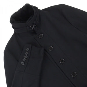 Burberry BLACK LABEL coat D1B93-206-09 Outer material: 75% wool, Outer material: 20% nylon, Outer material: 5% cashmere, Fur: rabbit, Part: cowhide black mens L