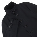 Burberry BLACK LABEL coat D1B93-206-09 Outer material: 75% wool, Outer material: 20% nylon, Outer material: 5% cashmere, Fur: rabbit, Part: cowhide black mens L
