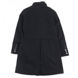 Burberry BLACK LABEL coat D1B93-206-09 Outer material: 75% wool, Outer material: 20% nylon, Outer material: 5% cashmere, Fur: rabbit, Part: cowhide black mens L