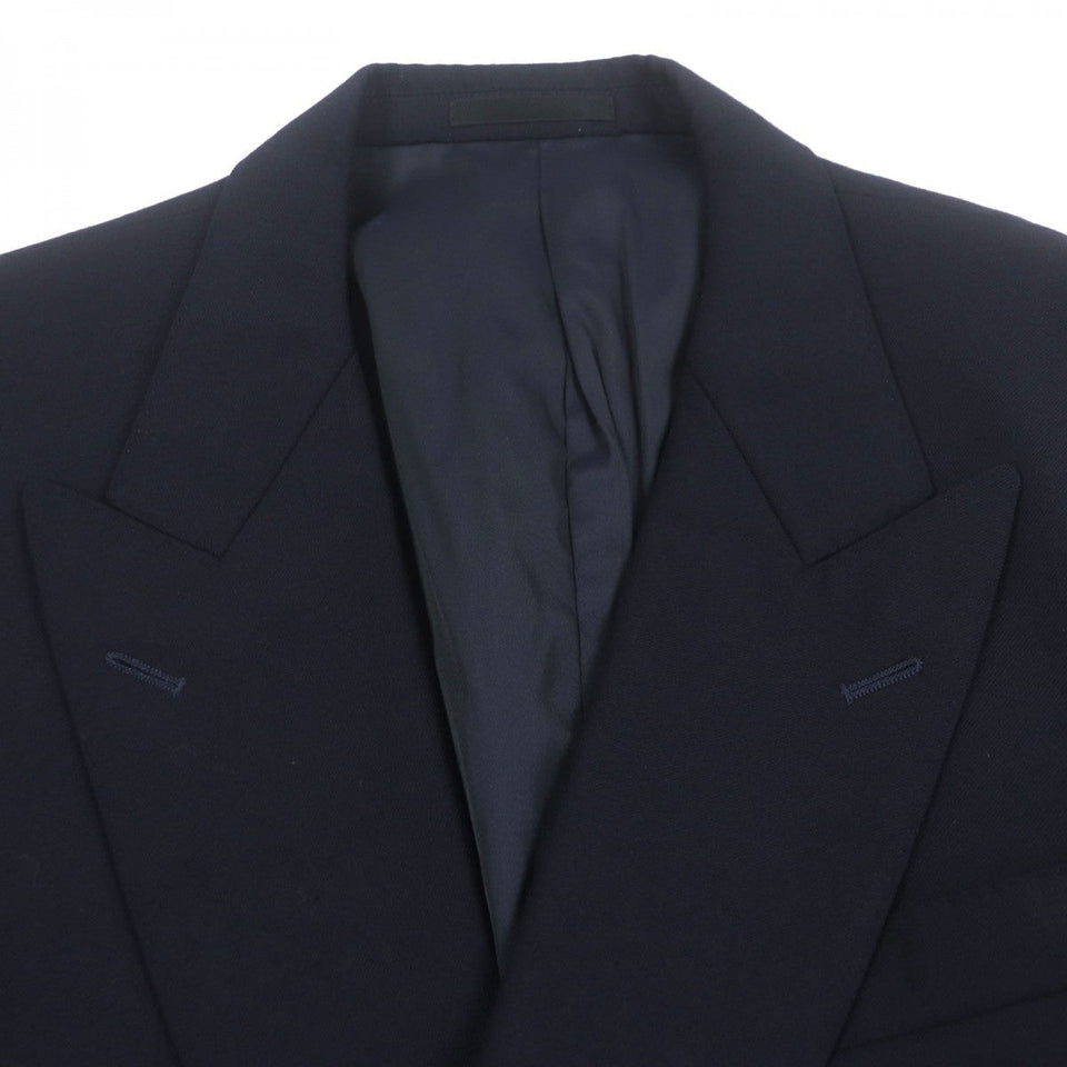 Burberry tailored jacket Outer: 99% wool, Outer: 1% acrylic, Lining: polyester, Lining: cupra, Sleeve lining: cupra Navy mens