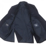 Burberry tailored jacket Outer: 99% wool, Outer: 1% acrylic, Lining: polyester, Lining: cupra, Sleeve lining: cupra Navy mens