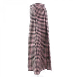 Gucci Long skirt 664422 Main: 90% wool, Main: 10% polyamide Pink black Women 38