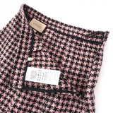 Gucci Long skirt 664422 Main: 90% wool, Main: 10% polyamide Pink black Women 38