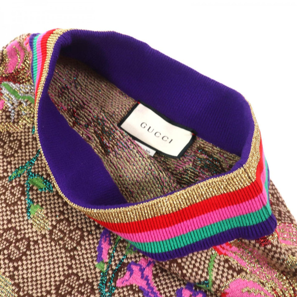 Gucci Tight Skirt 606084 Outer material: 69% wool, Outer material: 18% cotton, Outer material: 7% polyamide, Outer material: 6% polyester, Part: 82% wool multicolor Women XS