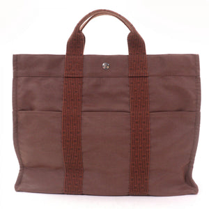 Hermes Handbag Main: Polyamide, Main: Polyester Brown Her Line MM Women