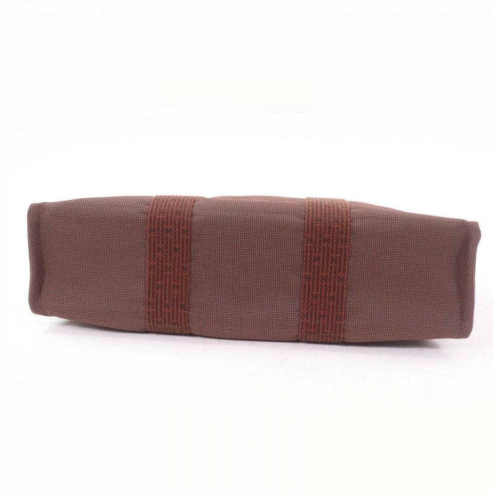 Hermes Handbag Main: Polyamide, Main: Polyester Brown Her Line MM Women