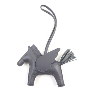 Hermes Bag charm Anyo Miro gray Rodeo Charm Pegasus MM