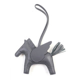 Hermes Bag charm Anyo Miro gray Rodeo Charm Pegasus MM