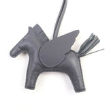 Hermes Bag charm Anyo Miro gray Rodeo Charm Pegasus MM