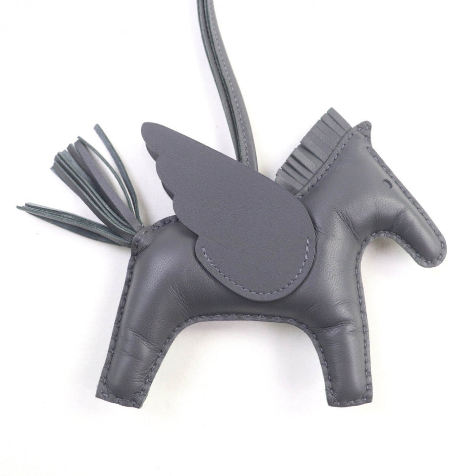 Hermes Bag charm Anyo Miro gray Rodeo Charm Pegasus MM