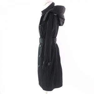 Burberry trench coat 8006111 Main: 100% polyester, Lining: 100% polyester, Part: 100% polyester, Part: Calf leather black Women 38