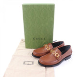 Gucci loafers 700036 Main: Leather Brown Women 35