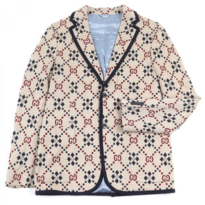 Gucci tailored jacket 575292 cotton multicolor 46