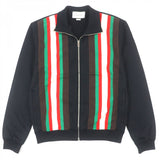 Gucci Track jacket 615731 polyester black Shelly Line Web Line M