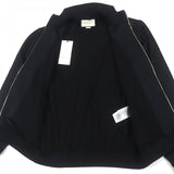 Gucci Track jacket 615731 polyester black Shelly Line Web Line M