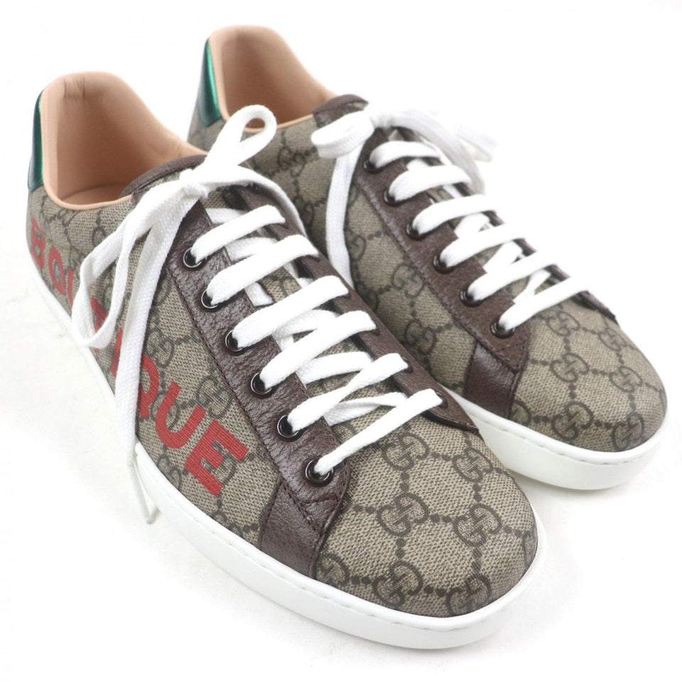 Gucci Low cut sneakers 623236 canvas Brown ACE Ace 8