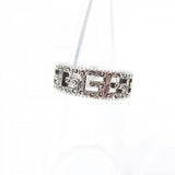 Gucci Ring AG925 Silver Arabesque Square G 11