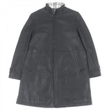 Burberry BLACK LABEL coat Sheep leather black M