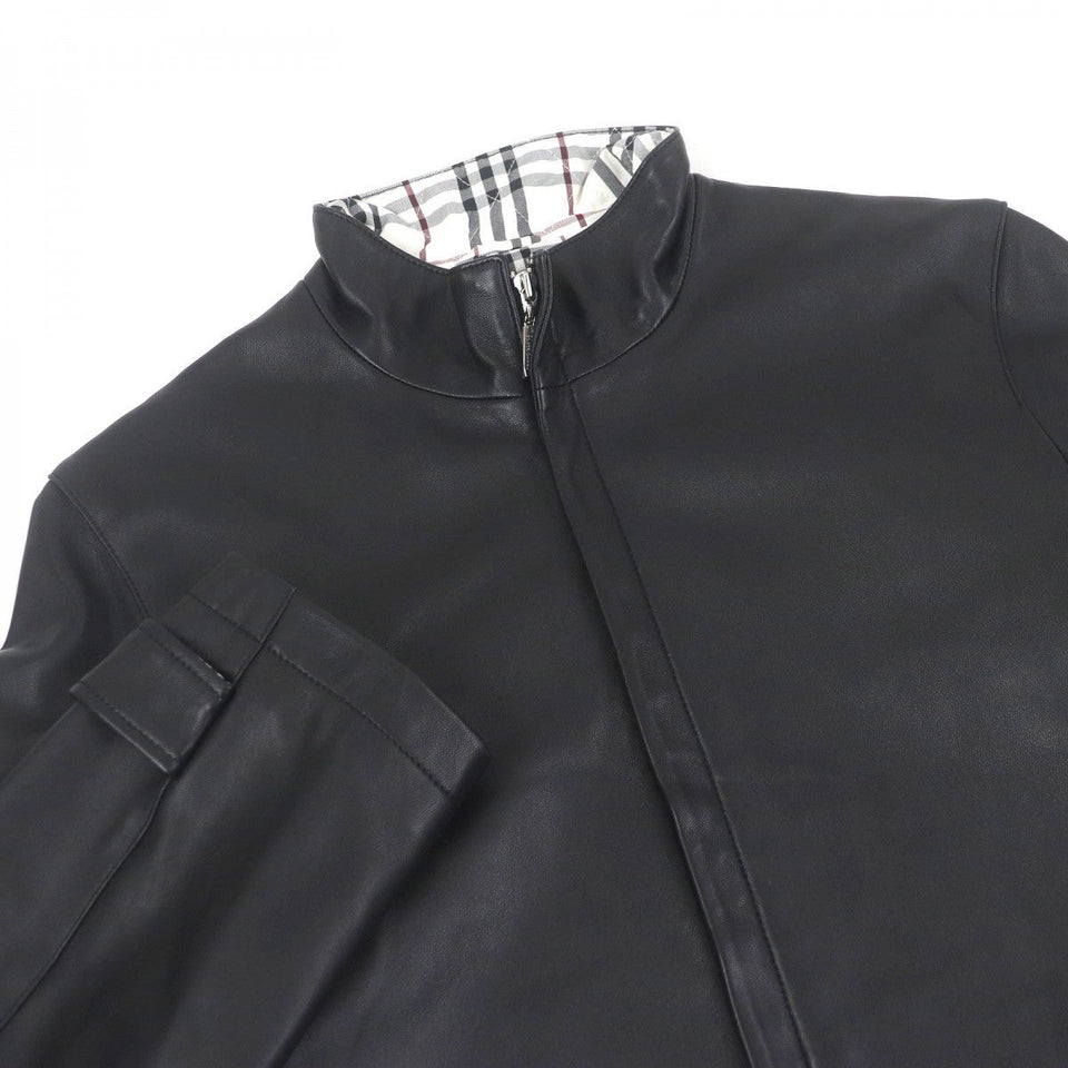 Burberry BLACK LABEL coat Sheep leather black M