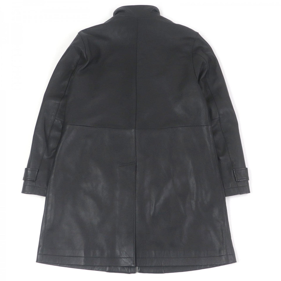 Burberry BLACK LABEL coat Sheep leather black M