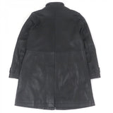Burberry BLACK LABEL coat Sheep leather black M