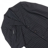 Gucci setup 21E7F3 wool Navy Striped Pattern 46R