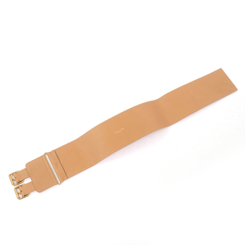 Christian Dior D-WAIST Maxi Double Leather Belt