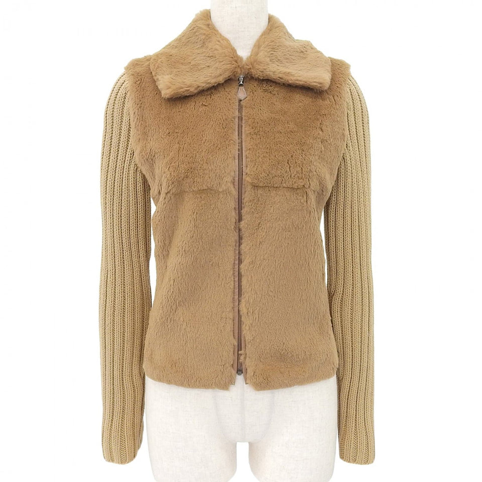 Burberry BLUE LABEL tops cotton light brown M